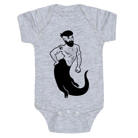 Otter Merman Baby One-Piece