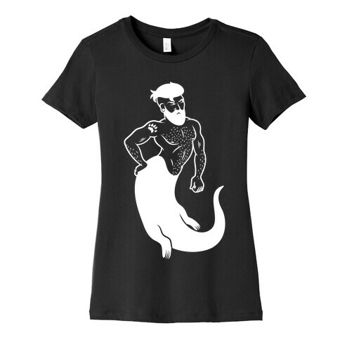 Otter Merman Womens T-Shirt