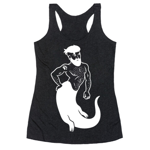 Otter Merman Racerback Tank Top