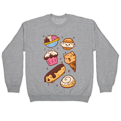 Kawaii Food Dogs Pullover