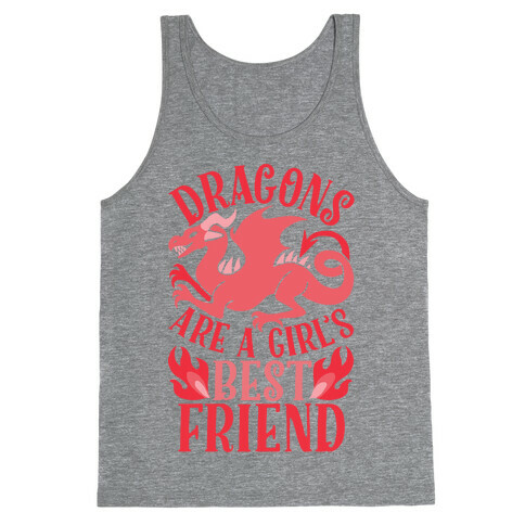 Dragons Are A Girl's Best Friend Tank Top