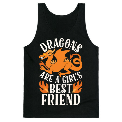 Dragons Are A Girl's Best Friend Tank Top