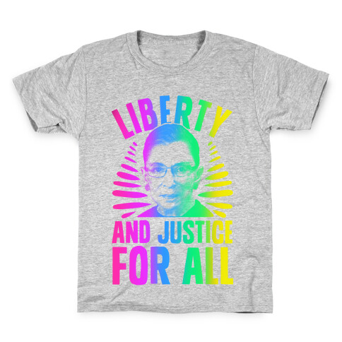 RBG Liberty and Justice for All Kids T-Shirt