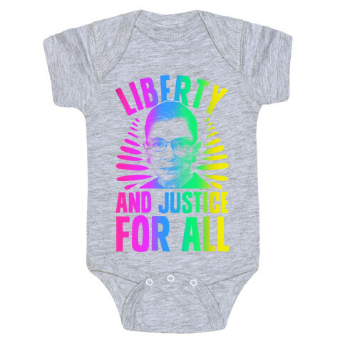 RBG Liberty and Justice for All Baby One-Piece