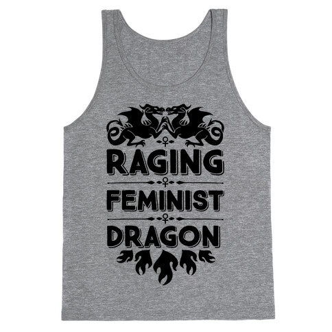 Raging Feminist Dragon Tank Top