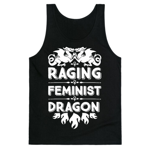 Raging Feminist Dragon Tank Top