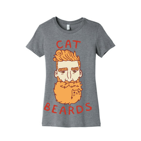 Ginger Cat Beards Womens T-Shirt