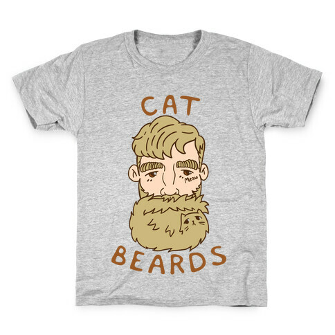 Blonde Cat Beards Kids T-Shirt