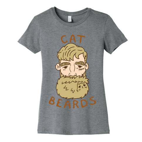 Blonde Cat Beards Womens T-Shirt