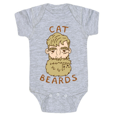 Blonde Cat Beards Baby One-Piece