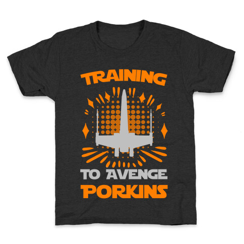 Training to Avenge Porkins Kids T-Shirt