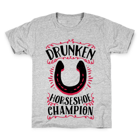 Drunken Horseshoe Champion Kids T-Shirt