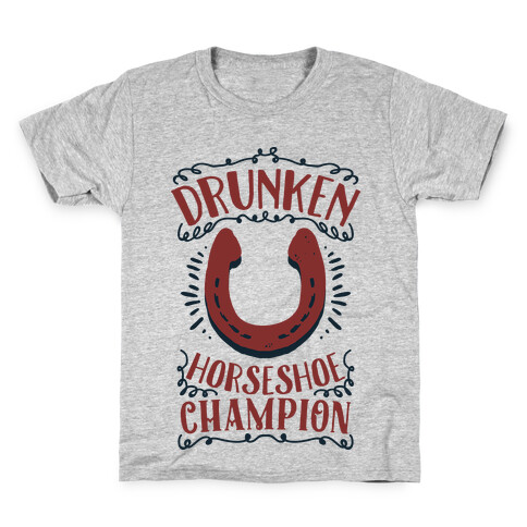 Drunken Horseshoe Champion Kids T-Shirt