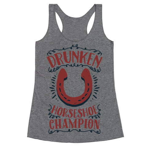 Drunken Horseshoe Champion Racerback Tank Top