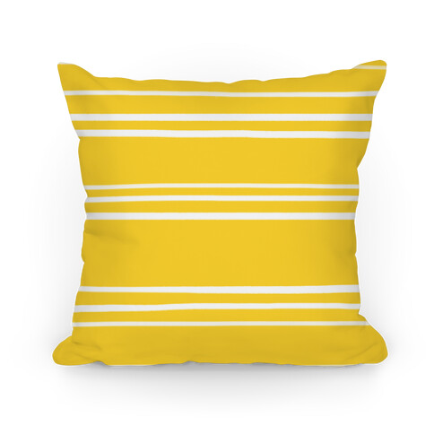 Yellow Stripe Pattern Pillow