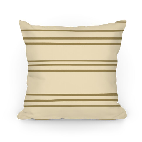 Brown Stripe Pattern Pillow