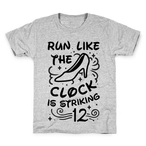 Run Like the Clock Is Striking 12 Kids T-Shirt