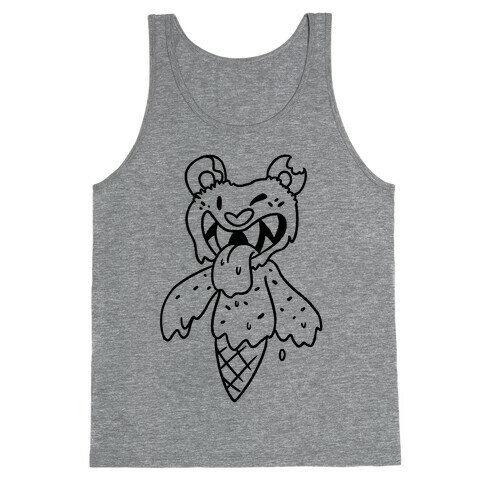 Ice Cream Bear Tank Top