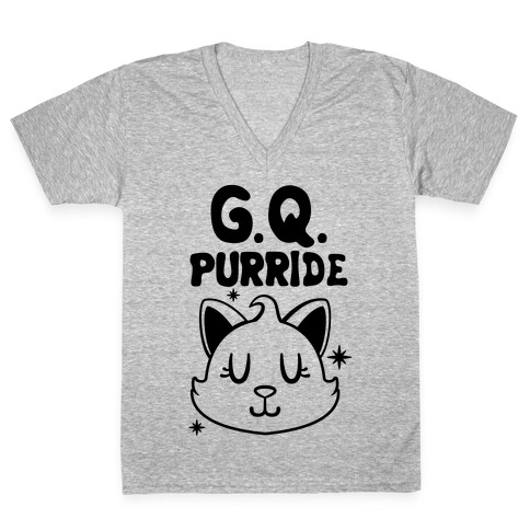 Genderqueer Purride V-Neck Tee Shirt