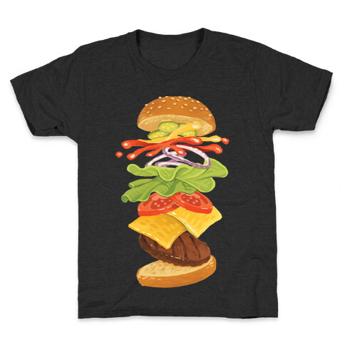 Anatomy Of A Burger Kids T-Shirt