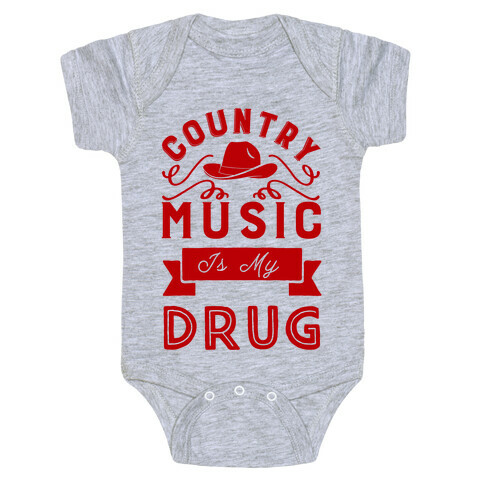 Country Music Is My Drug Baby One-Piece