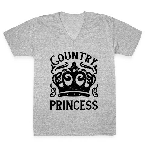 Country Princess V-Neck Tee Shirt