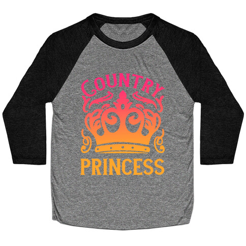 Country Princess Baseball Tee