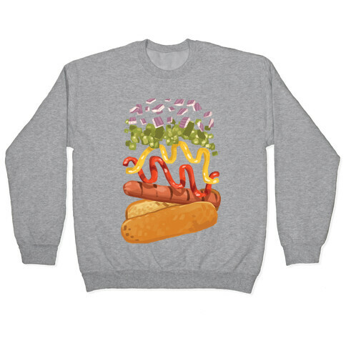 Anatomy Of A Hot Dog Pullover