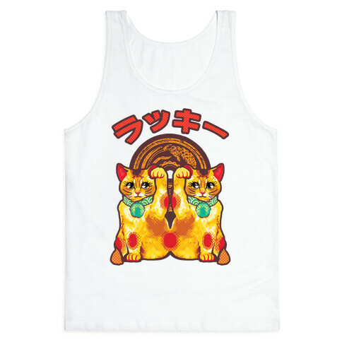 Lucky Cat Pop Art Tank Top