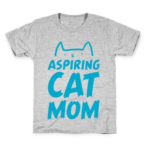 Aspiring Cat Mom Kids T-Shirt