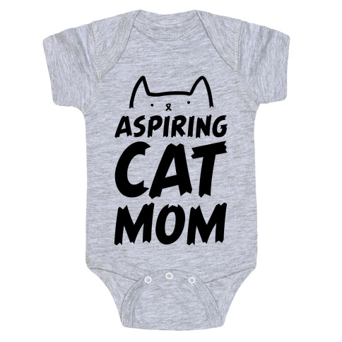 Aspiring Cat Mom Baby One-Piece