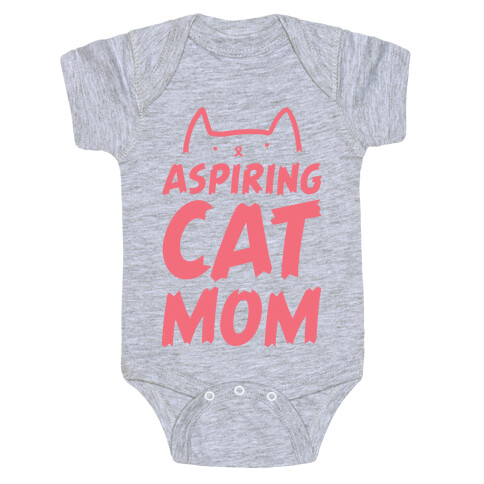 Aspiring Cat Mom Baby One-Piece