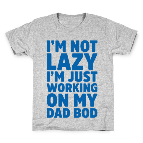 Working On My Dad Bod Kids T-Shirt