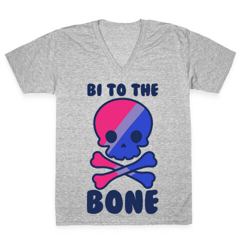 Bi to the Bone V-Neck Tee Shirt