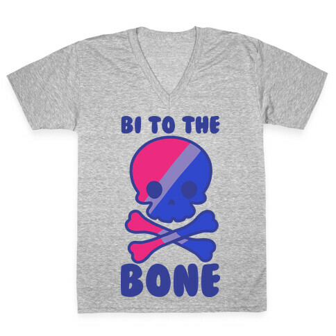 Bi to the Bone V-Neck Tee Shirt