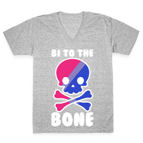 Bi to the Bone V-Neck Tee Shirt