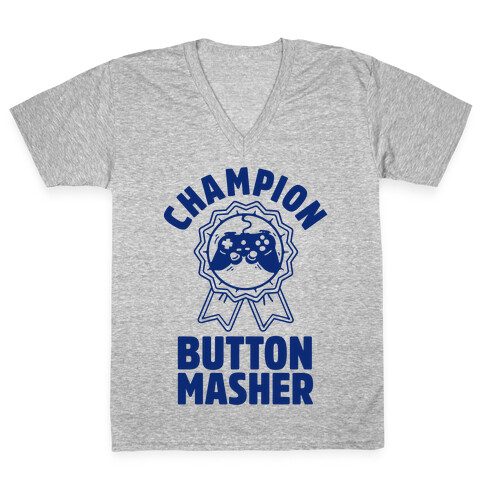 Champion Button Masher V-Neck Tee Shirt