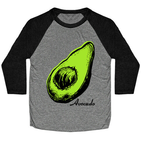 Pop Art Avocado Baseball Tee