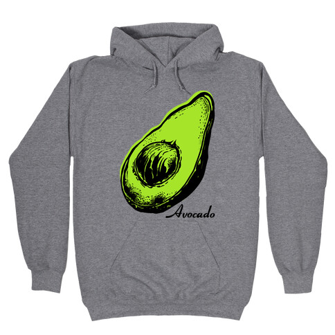 Pop Art Avocado Hooded Sweatshirt