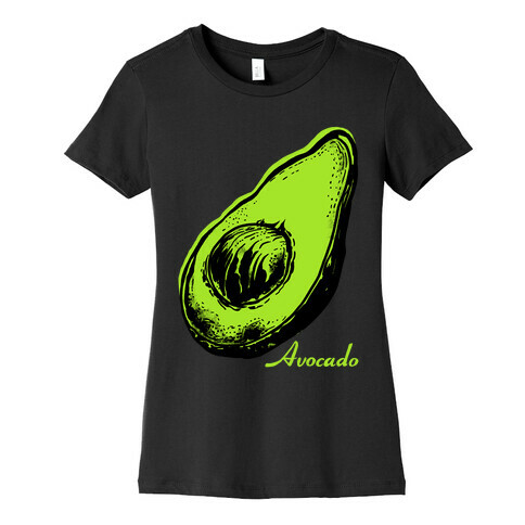 Pop Art Avocado Womens T-Shirt