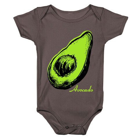 Pop Art Avocado Baby One-Piece