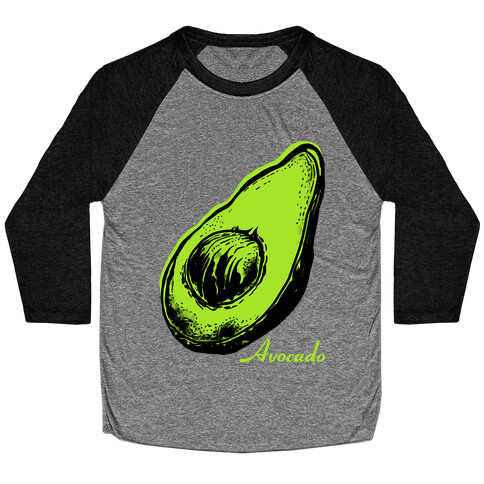 Pop Art Avocado Baseball Tee