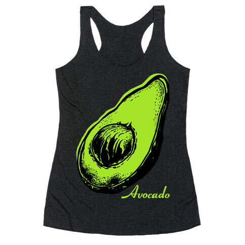 Pop Art Avocado Racerback Tank Top