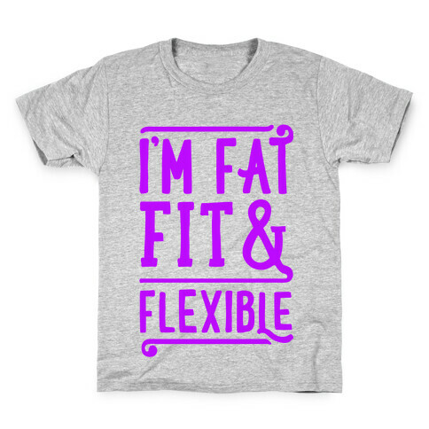 Fat Fit and Flexible Kids T-Shirt