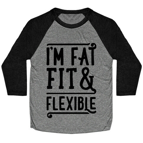 Fat Fit and Flexible Baseball Tee