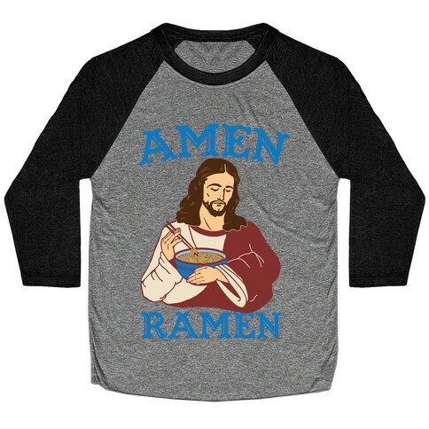 Amen Ramen Baseball Tee