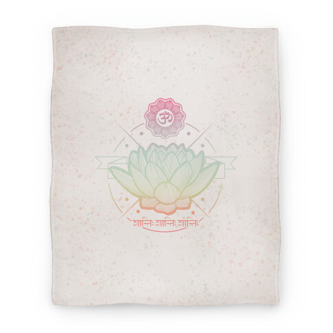 Om Shanti Shanti Shanti Blanket