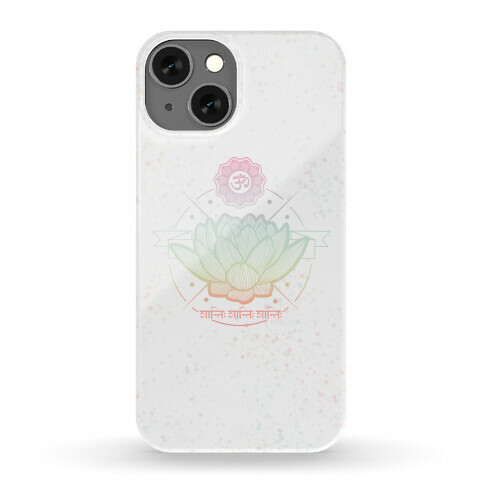 Om Shanti Shanti Shanti Phone Case