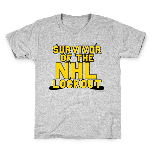 Survivor Of The NHL Lockout Kids T-Shirt