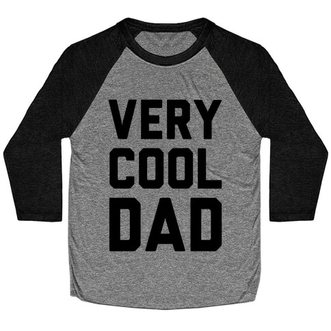 Very Cool Dad Baseball Tee